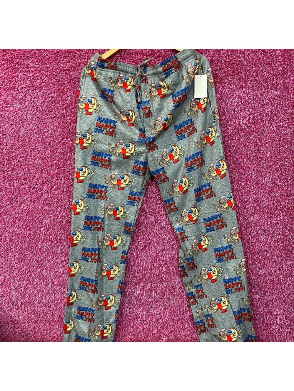 Ren & Stimpy Happy Happy Joy, Joy Graphic Lounge Pants XXL